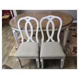 Farmhouse Style Wooden Dining Room & 2 Chairs