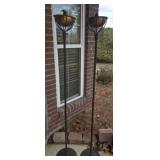 Lot of 2 outdoor tiki torches