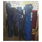 Lot of 5 outdoor foldable chairs