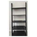 5 shelves black