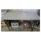 Plastic folding table