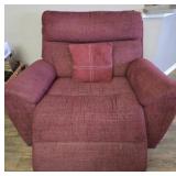 Oversized Upholstered Reclining Chair SEE DESC