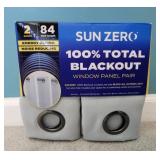 2 panels 84 inch blackout