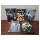 Lot of 5 Harry Potter DVD Movies