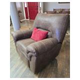 Very Nice Like New Suede Recliner Rocking Chair