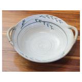 Handmade Pottery Bowl with Handles