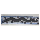 Original Mose T painting SNAKE on wood
