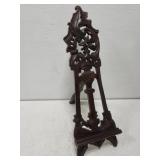 Mahogany wood table easel