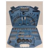 Partial 125pc drill and bit projectset