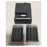 Nikon MH-25a battery charger and 2 EL15 batteries