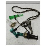 Parachute Cord with 5 different duck calls