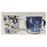 Lot of 2 stitch mugs