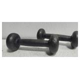 Set of 8 pound weights