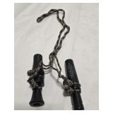 Pair of model L-22 goose call