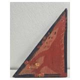 Original Mose T Red Bird Painting on Board