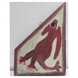 Original Mose T painting DRAGON on wood