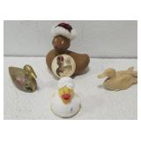 Lot of assorted duck Figurines