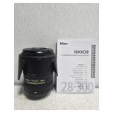 Nikon ED AF-S 28-300mm F/3.5-5.6G ED VR lens