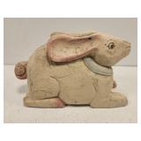 Wooden rabbit decor