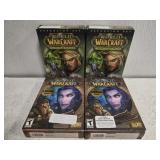 Lot of 4 World of Warcraft with expansion set