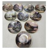 Thomas Kinkade plate collection *see desc