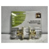Glass door knobs & latch