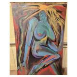 Gorgeous acrylic on board painting