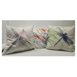 Blanket & 2 trow pillows BUTTERFLY & DRAGON