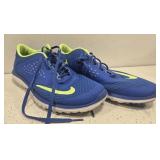 Size 11 Blue and green Nike shoes