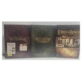 Lot of 3 collections of Lord of the Rings DVDs