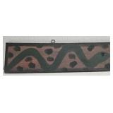 Original Mose T painting SNAKE on wood