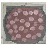 Mose T watermelon painting on board