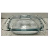 2Qt glass Pyrex dish with lid