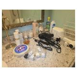 Hair dryers curling iron bath salts