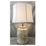Table lamp with a flower pattern WORKS