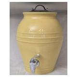 Yellow Ceramic Drink Dispenser