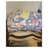 King comforter  pillow shams and more
