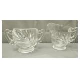 Vintage Indiana Glass clear pressed glass c