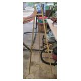 Metal gold color easel