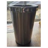 Stainless trash can