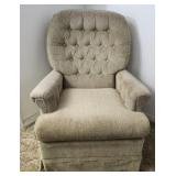 Vintage tan rocking chair in good condition