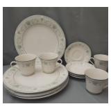 12 pc set of American Royalty china