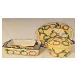 Hand Painted WCL Ceramic Dishes with Lids