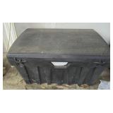 Plastic storage trunk