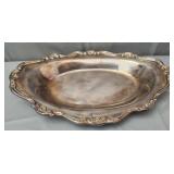 Gorham Chantilly silver plate bread tray