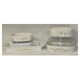 Vintage 5 pc Corning Ware Cookware with Lids