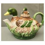 Noritake Royal Hunt mini duck teapot