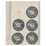 Set of 5 Ceramic Door Handle Knobs