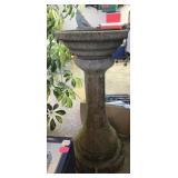 Concrete pedestal  with sundial