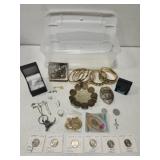 Box of Costume Jewelry and more!